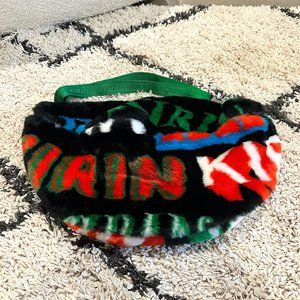 Kirin Peggy Gou Typo Eco Fur Big Belt Bag NWT